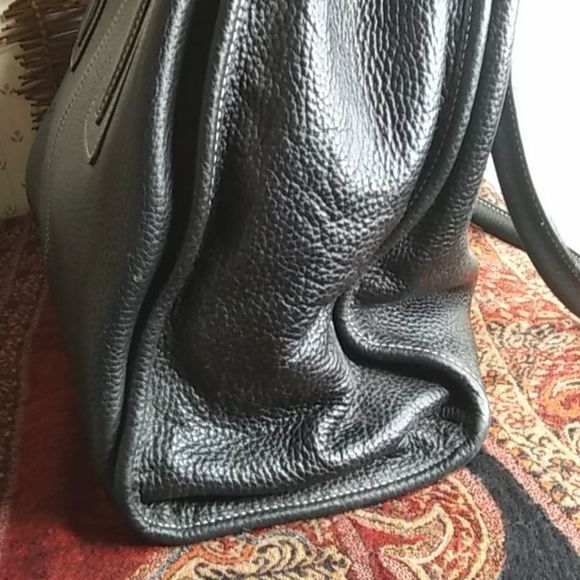 Tignanello black leather shoulder bag - Picture 5 of 9